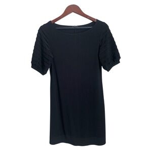 ❄️3/$15❄️ Jump Girl Black Dress with Ruffle Sleeves Size Medium Made in USA